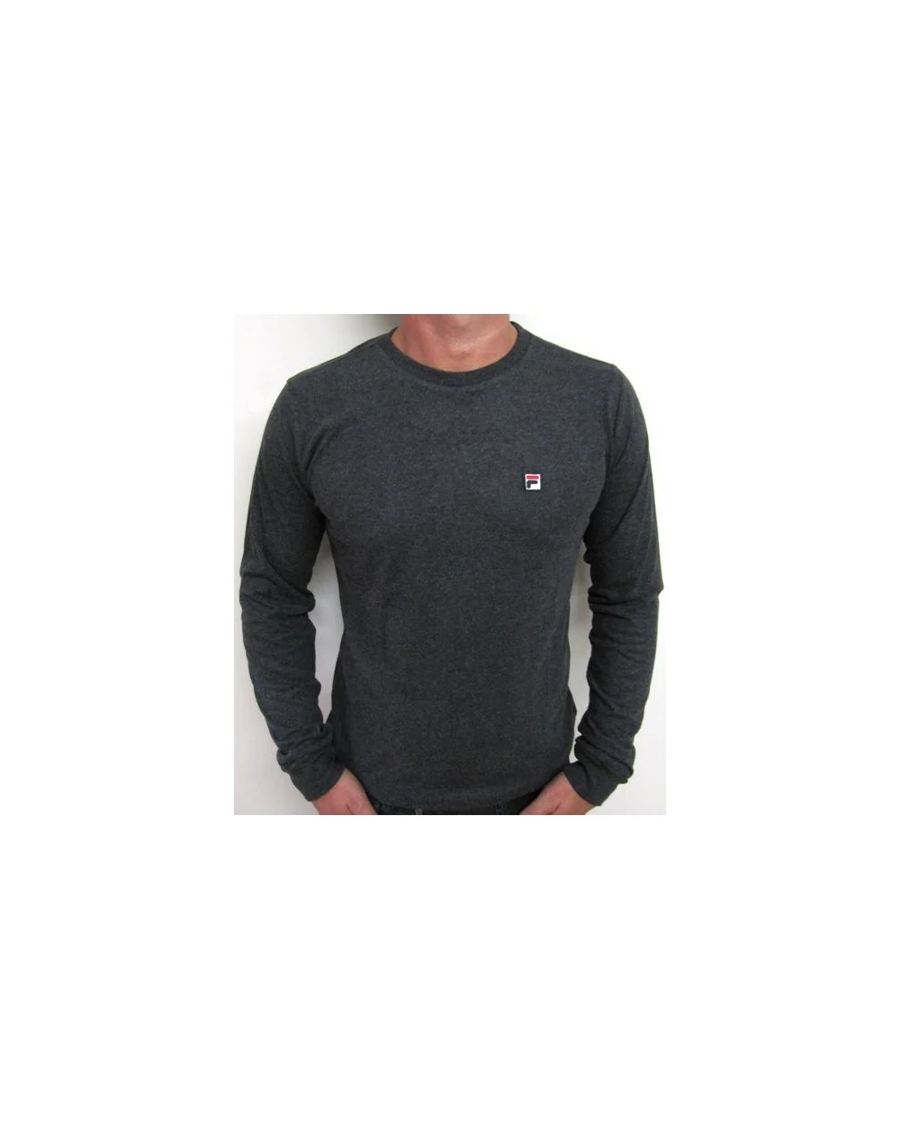 Fila Vintage Ridge L/s T-shirt Charcoal