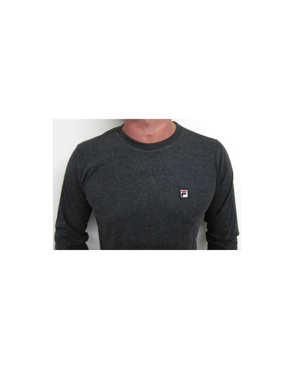 Fila Vintage Ridge L/s T-shirt Charcoal - Image 2