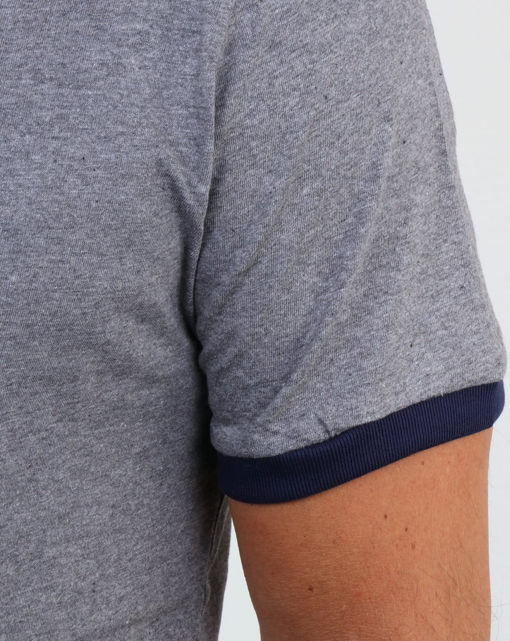 Fila Vintage Ringer T Shirt Grey Twist - Image 3