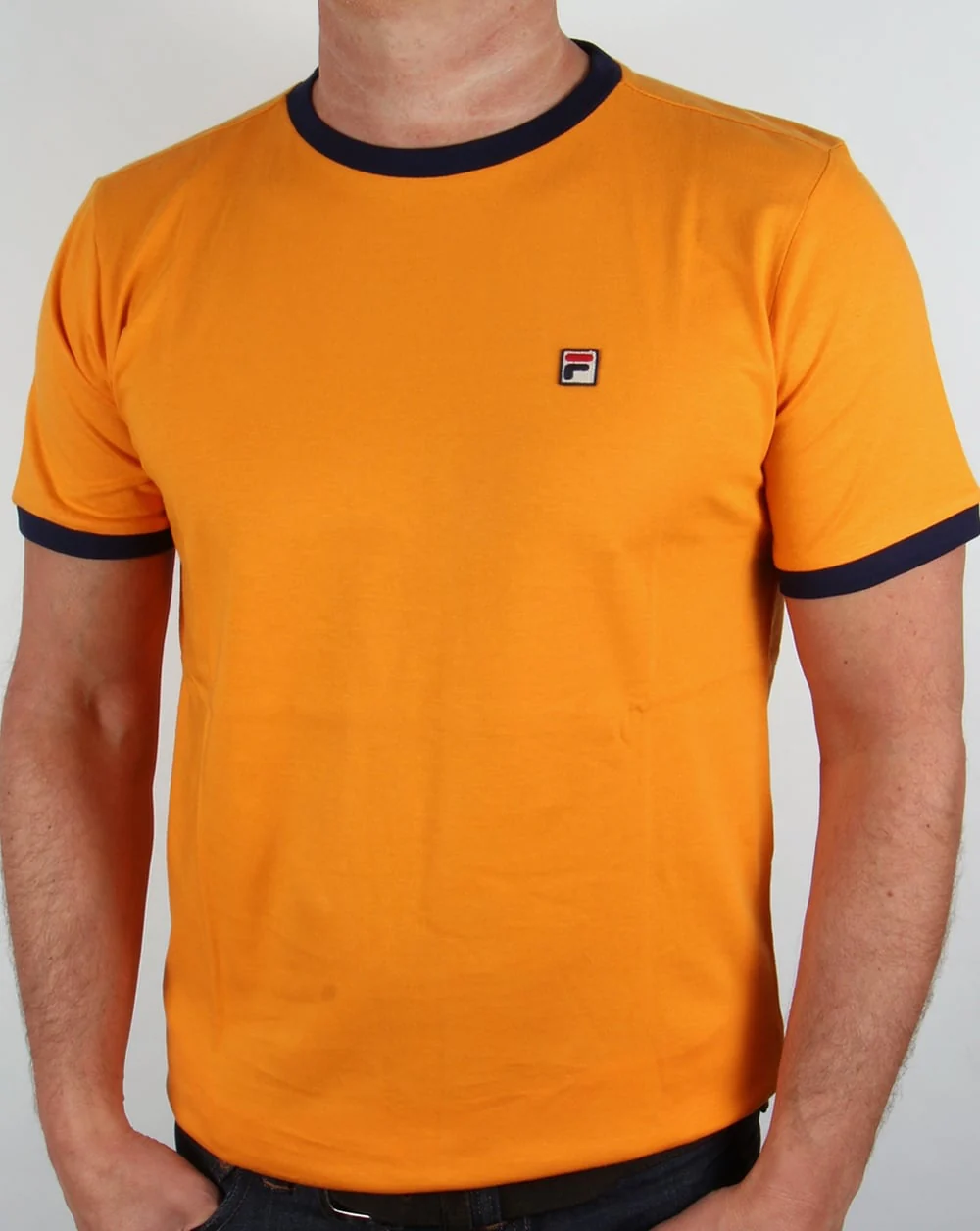 Fila Vintage Ringer T-shirt Orange