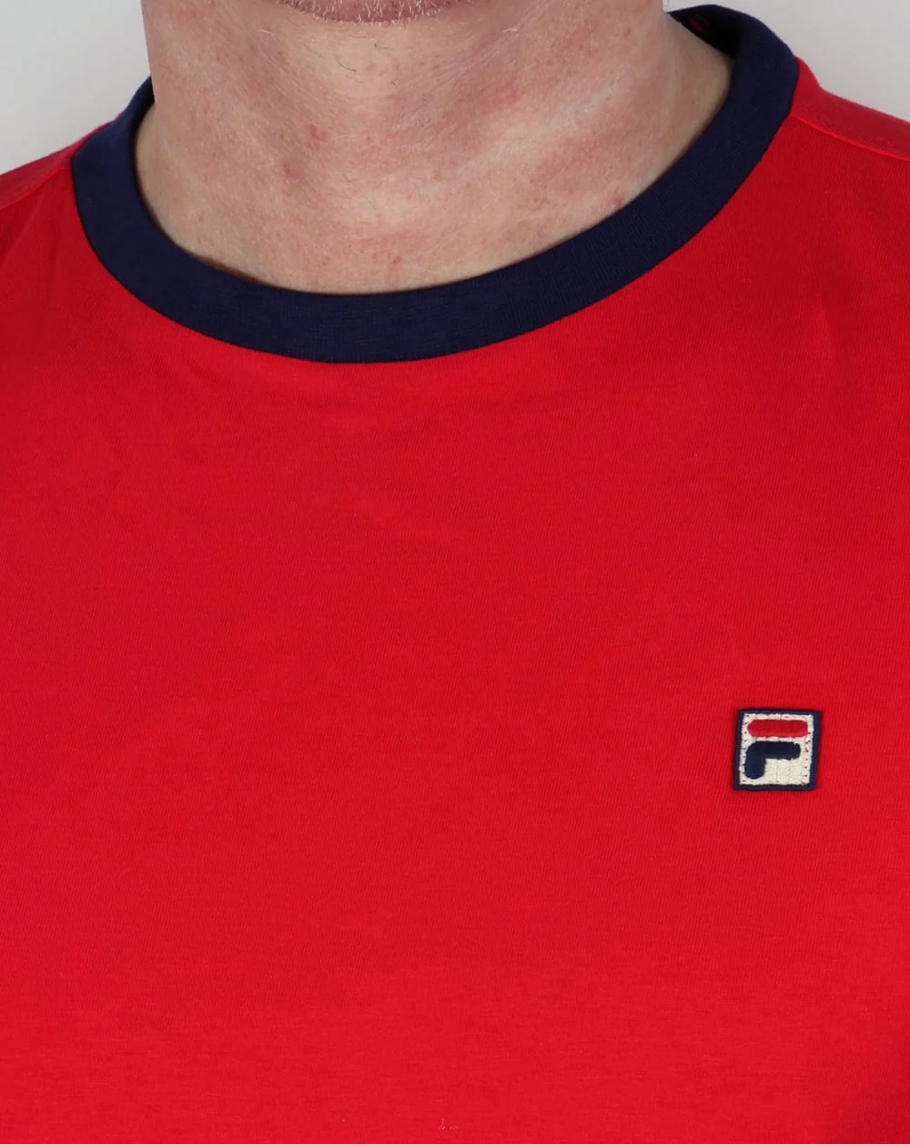Fila Vintage Ringer T-shirt Red - Image 2