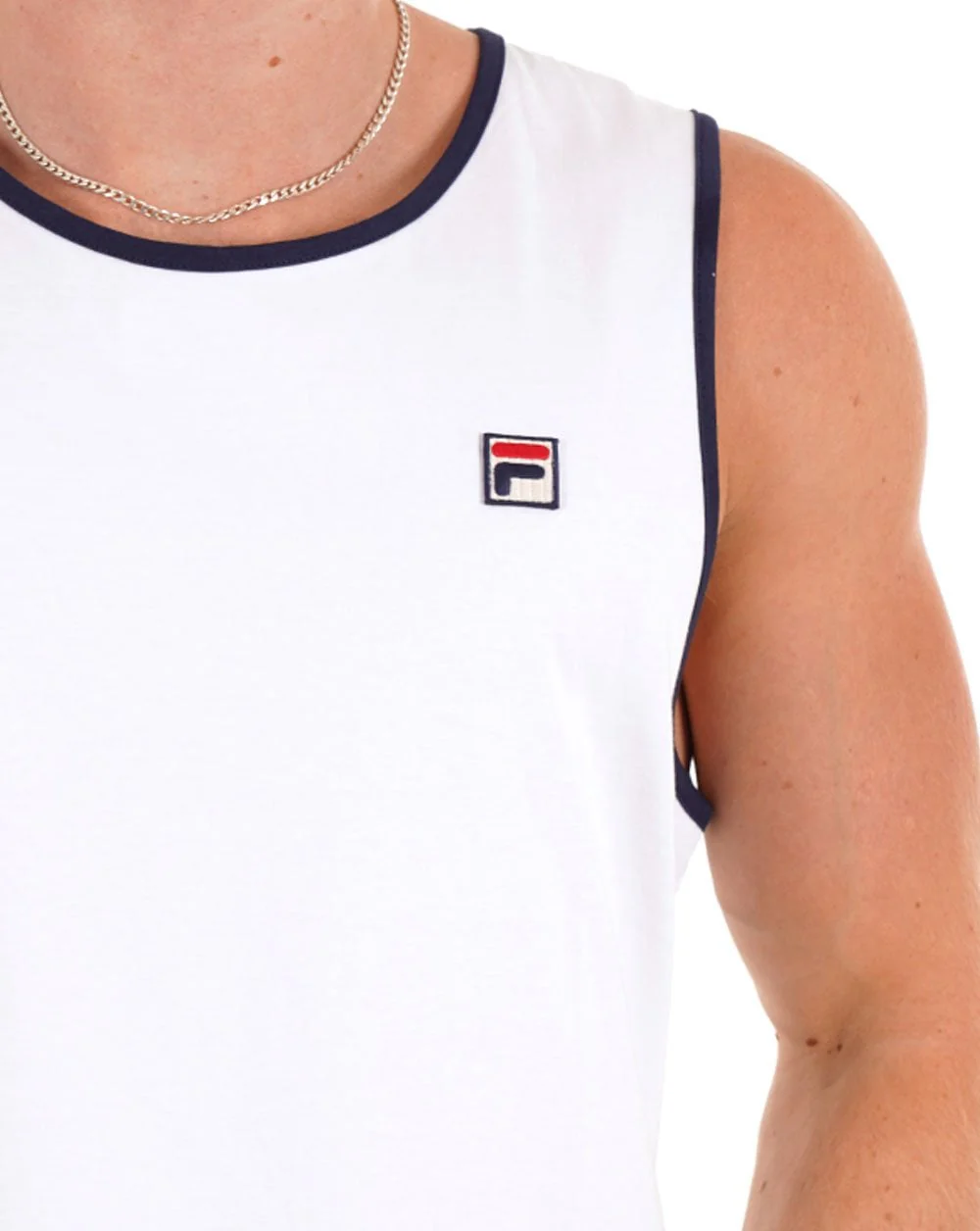 Fila Vintage Robin Vest White - Image 2