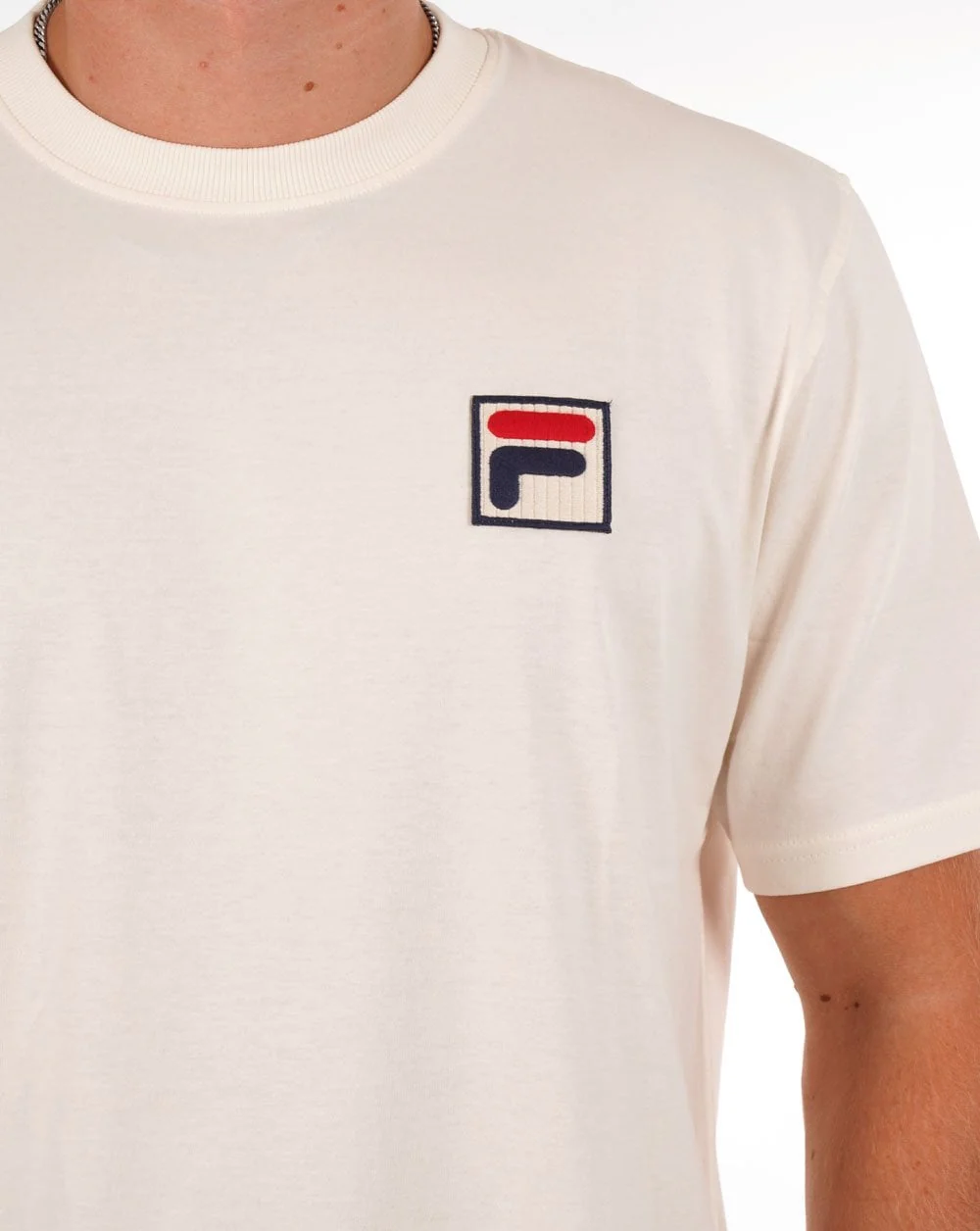 Fila Vintage Rogan T Shirt Gardenia - Image 2