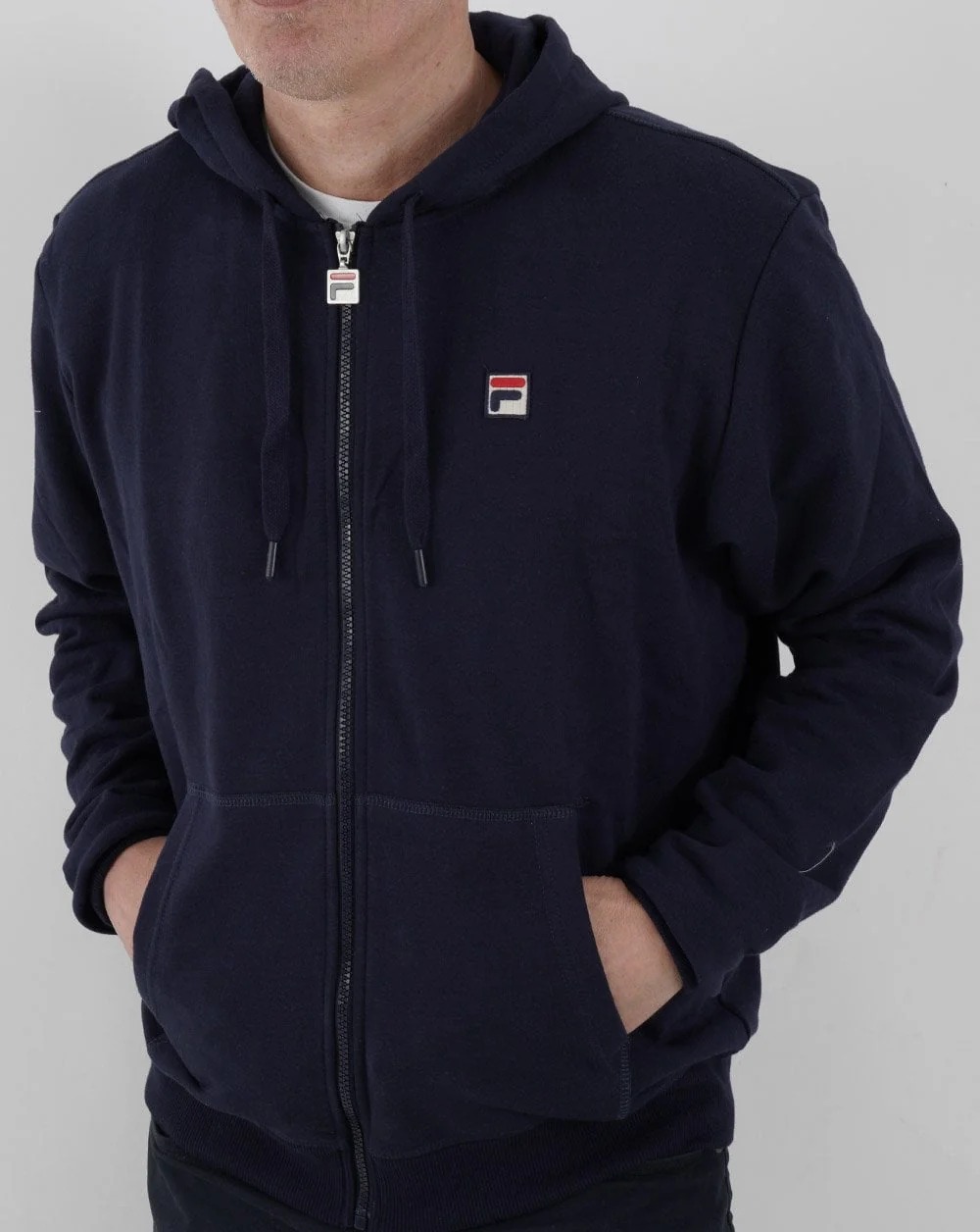 Fila Vintage Roger Hoody Navy