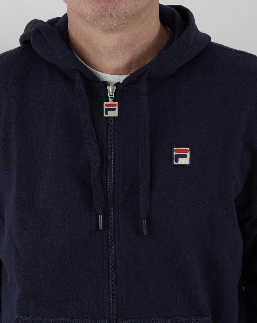 Fila Vintage Roger Hoody Navy - Image 2