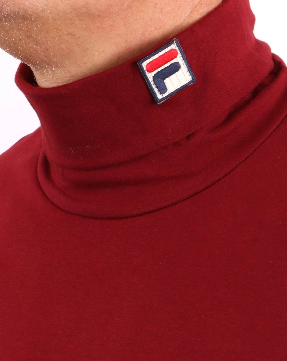 Fila Vintage Roll Neck Deep Red - Image 2