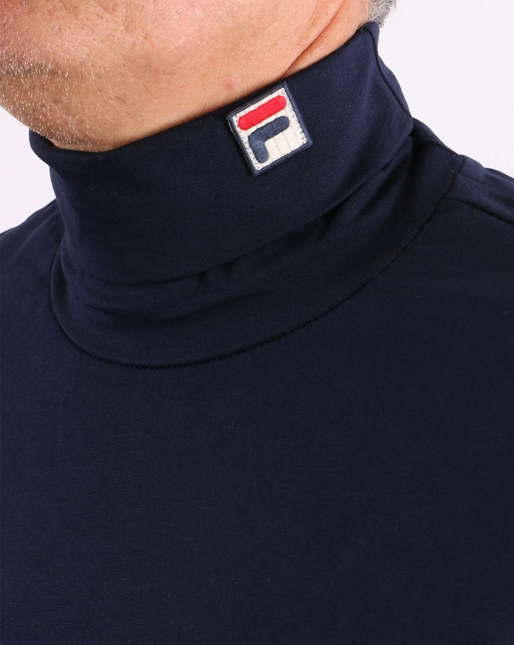 Fila Vintage Roll Neck Navy - Image 2