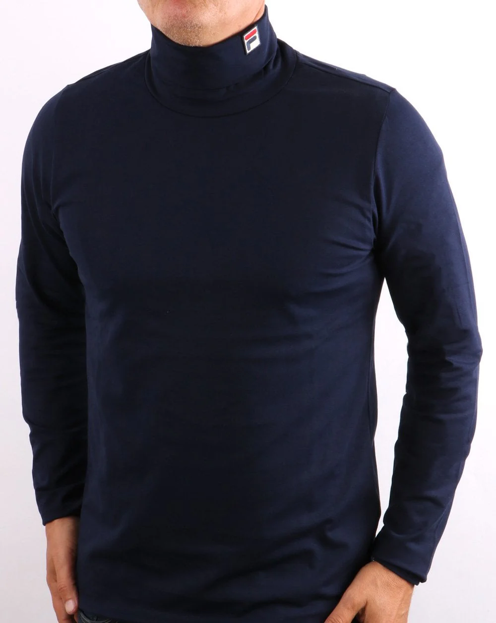 Fila Vintage Roll Neck Navy - Image 3