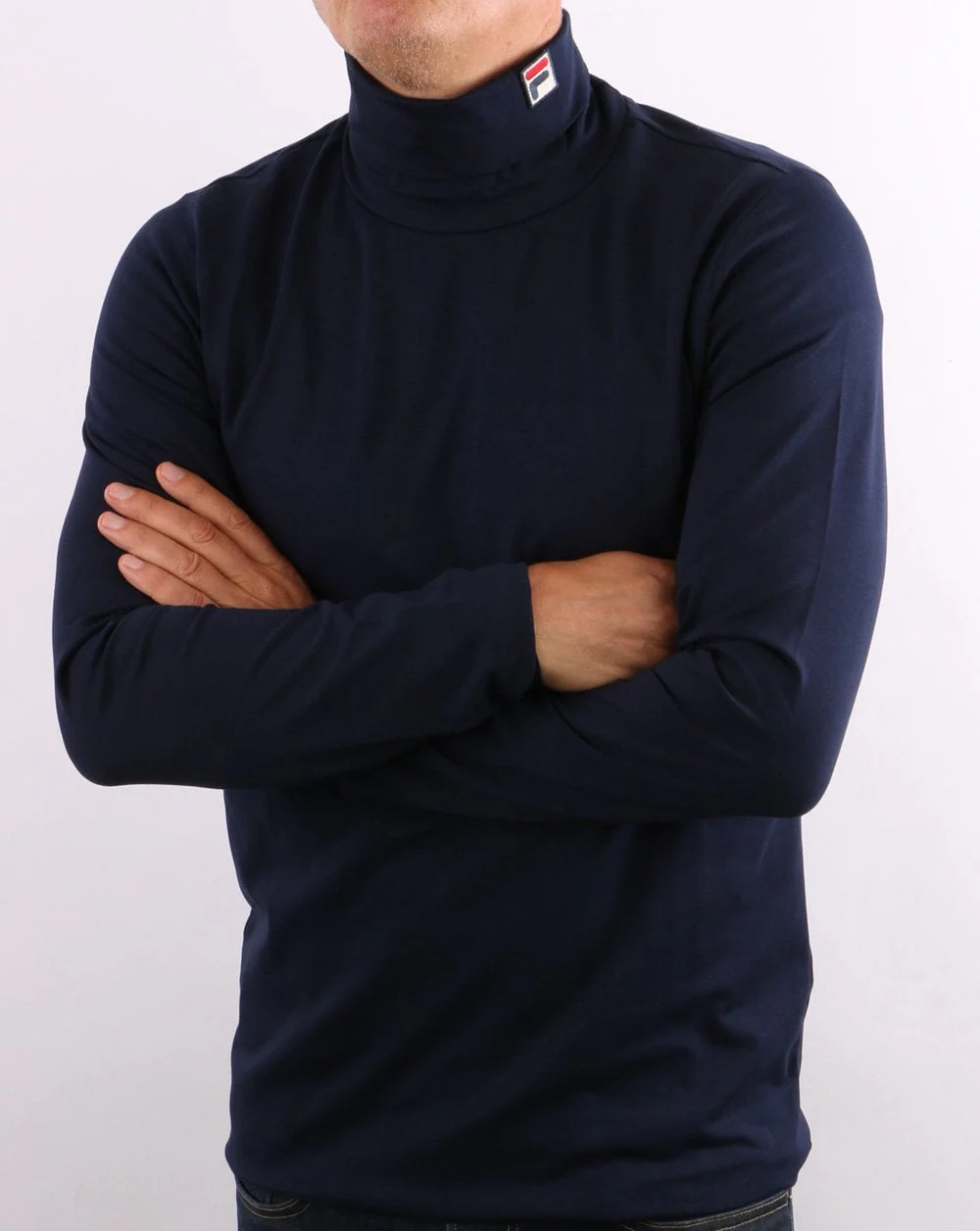 Fila Vintage Roll Neck Navy - Image 4