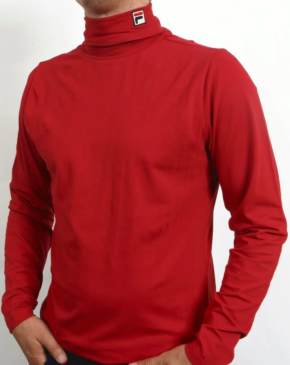 Fila Vintage Roll Neck Red - Image 2