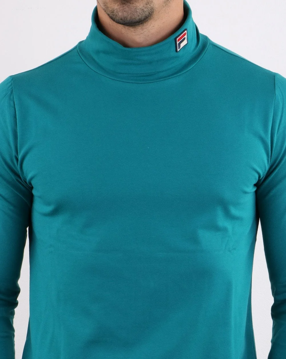 Fila Vintage Roll Neck Teal - Image 4