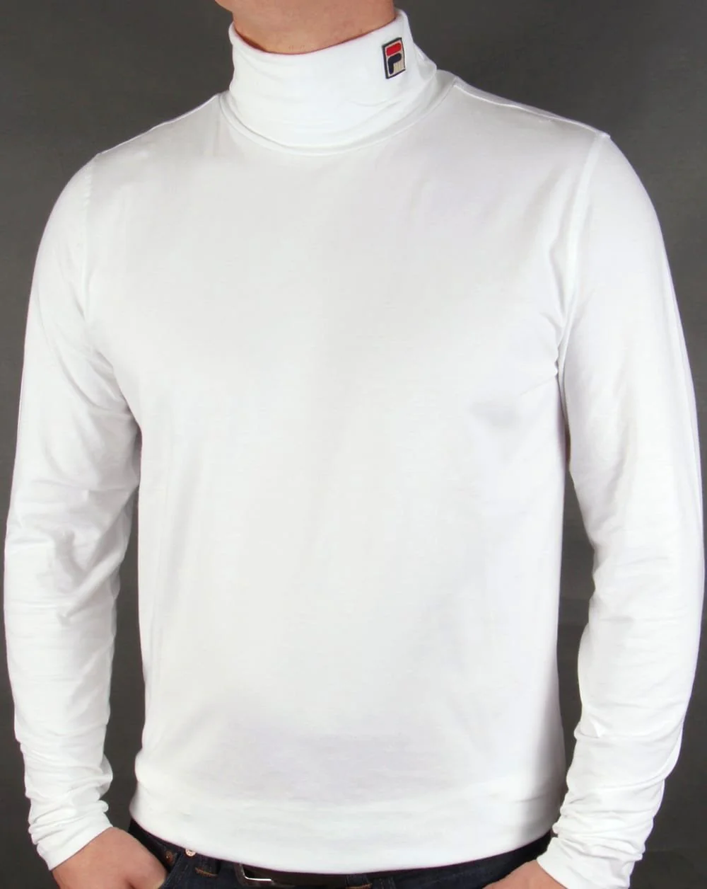 Fila Vintage Roll Neck White