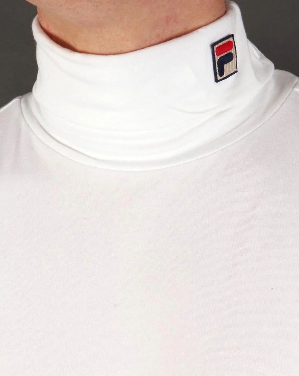 Fila Vintage Roll Neck White - Image 2