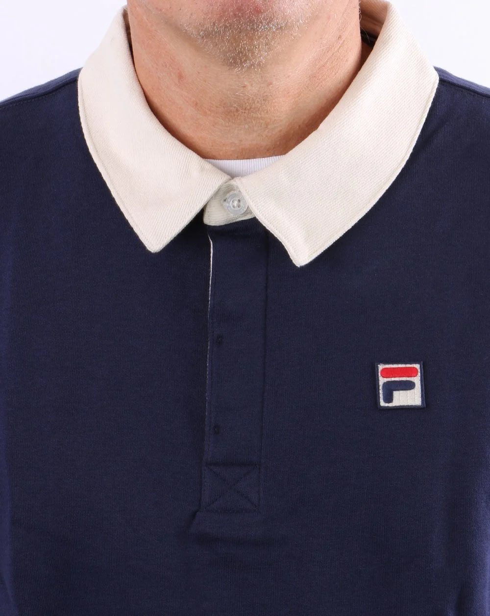 Fila Vintage Rugby Sweat Navy - Image 3
