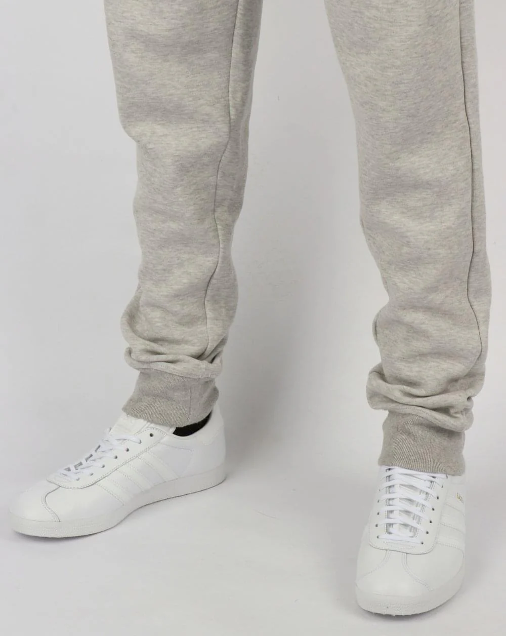 Fila Vintage Sarento Track Bottoms Light Grey Marl - Image 3