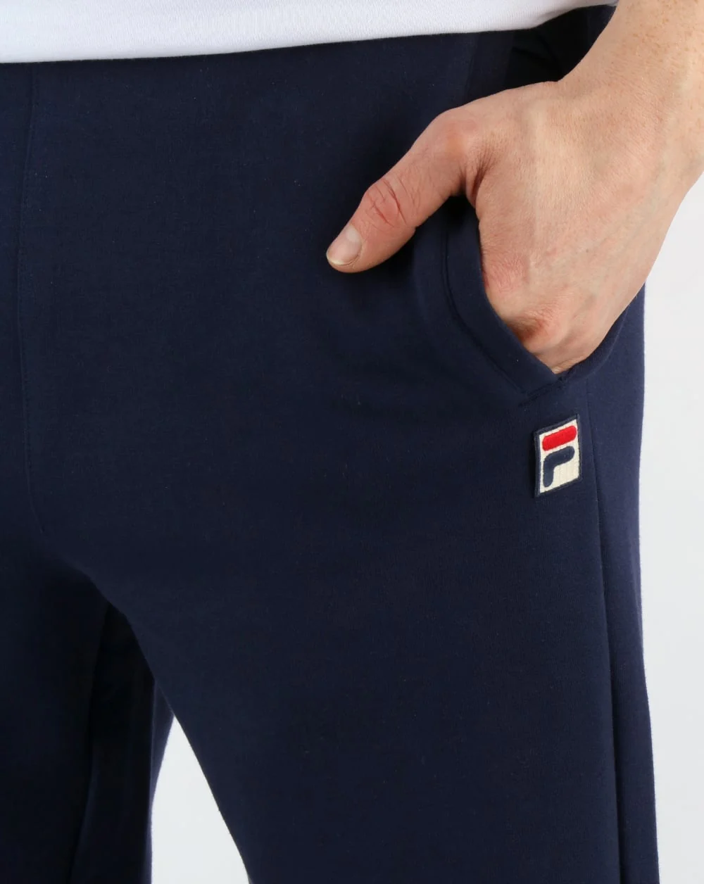 Fila Vintage Sarento Track Bottoms Navy - Image 2