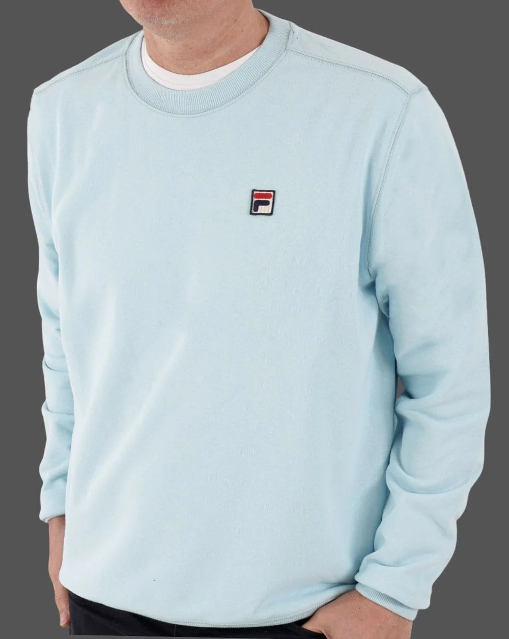 Fila Vintage Seppi Crew Sweat Soft Sky