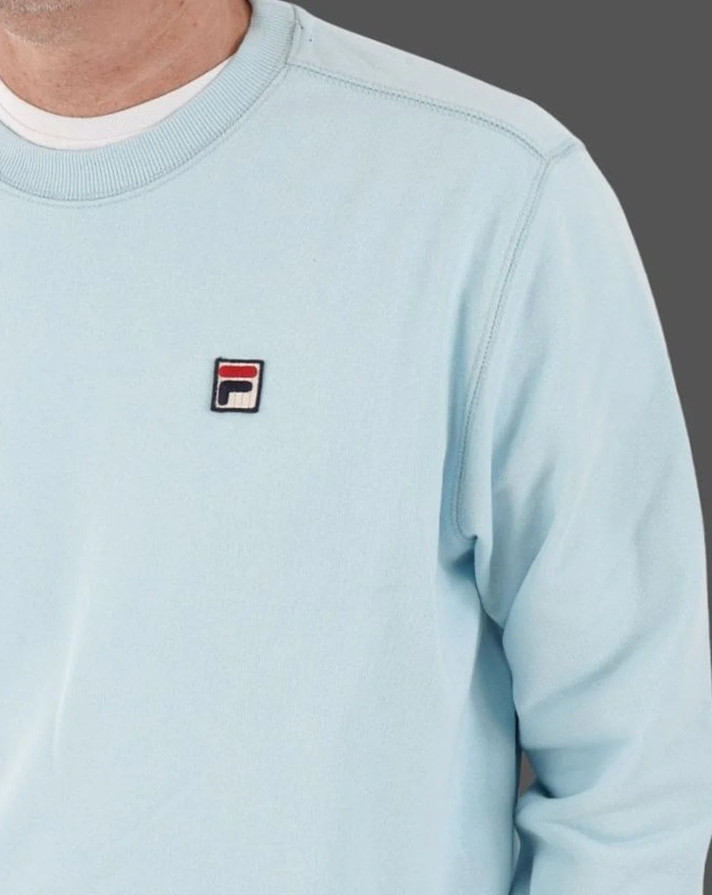 Fila Vintage Seppi Crew Sweat Soft Sky - Image 2