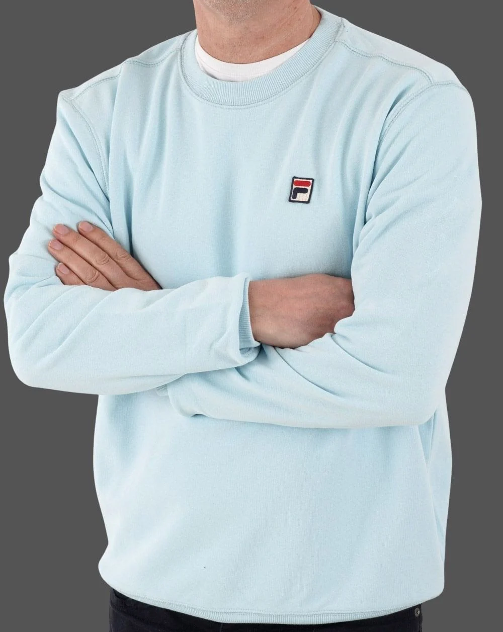 Fila Vintage Seppi Crew Sweat Soft Sky - Image 3