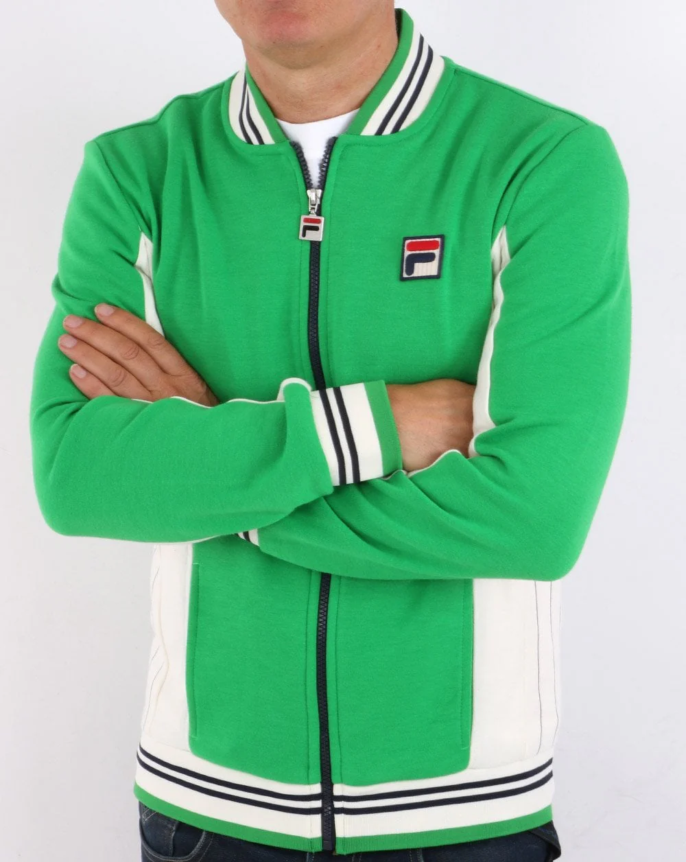 Fila Vintage Settanta Archive Track Top OG Green - Image 4