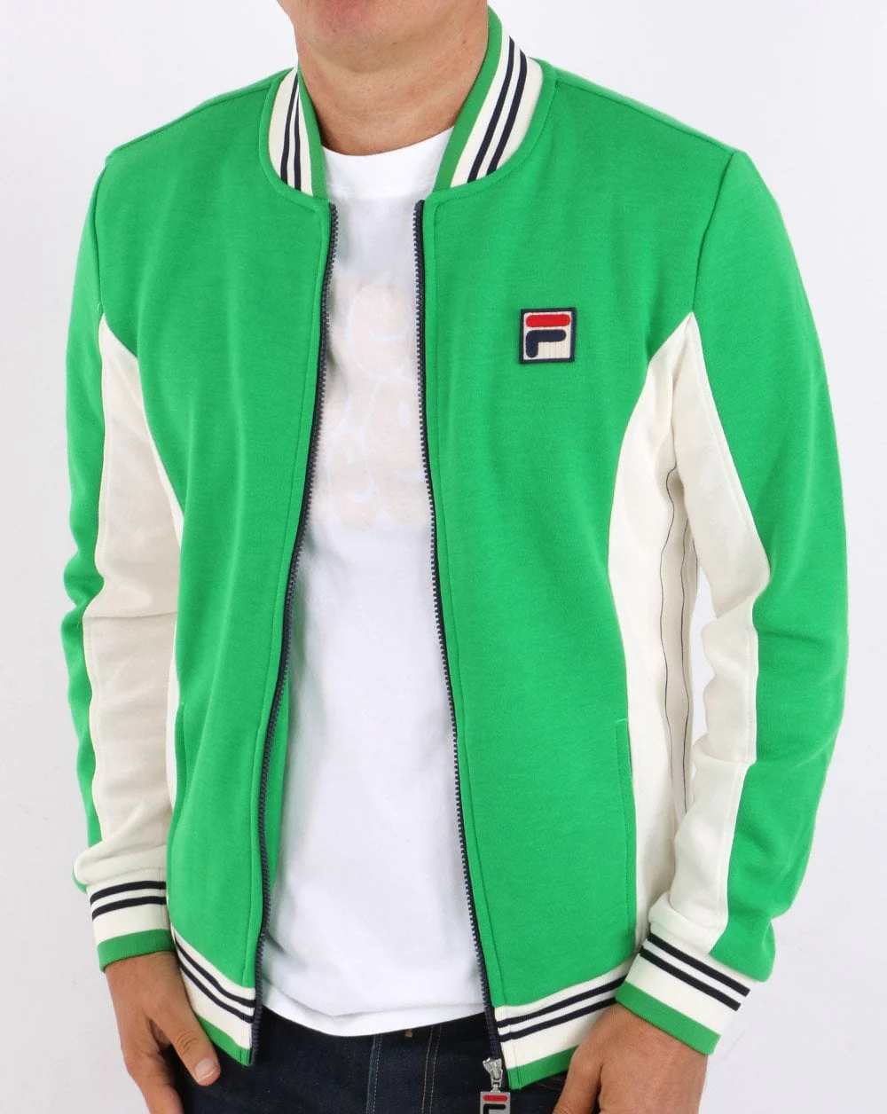 Fila Vintage Settanta Archive Track Top OG Green - Image 5