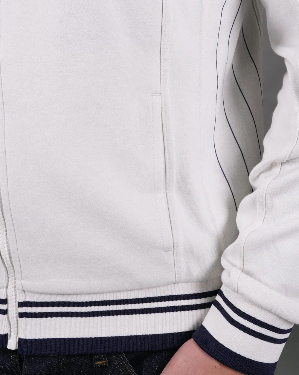 Fila Vintage Settanta II Track Top Cloud Grey - Image 3
