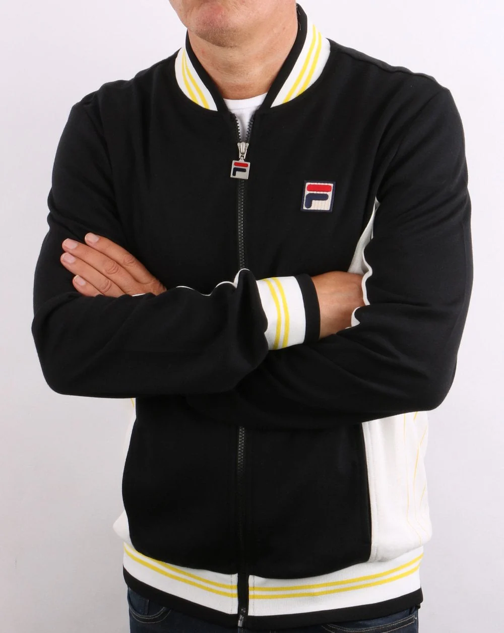 Fila Vintage Settanta Pro Badge Track Top Black - Image 5