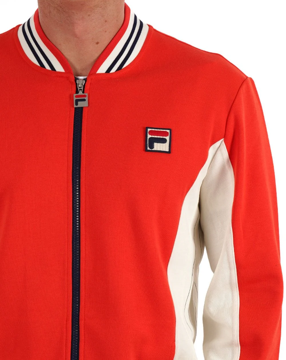 Fila Vintage Settanta Pro Badge Track Top OG Red - Image 3