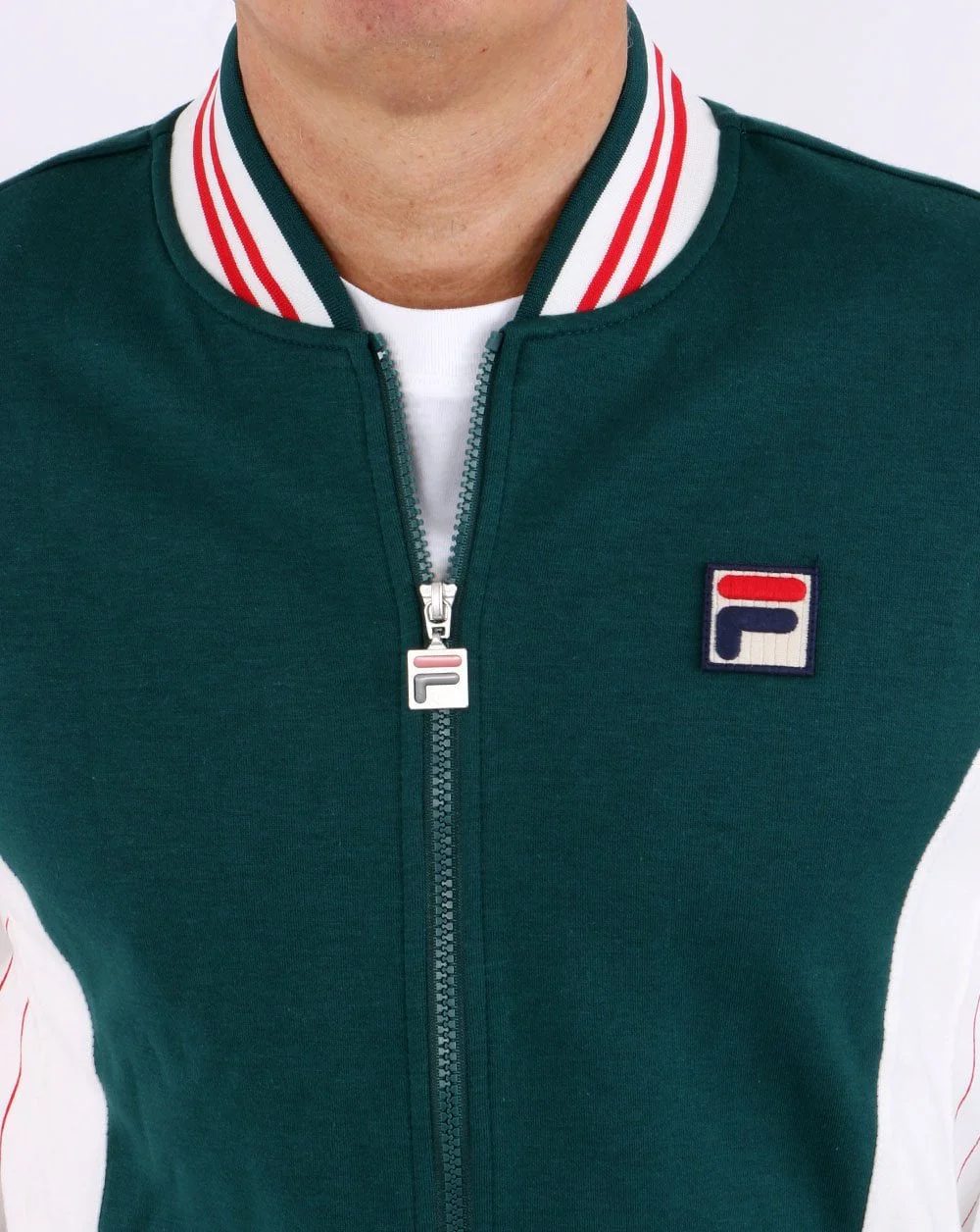 Fila Vintage Settanta Pro Badge Track Top Racing Green - Image 2