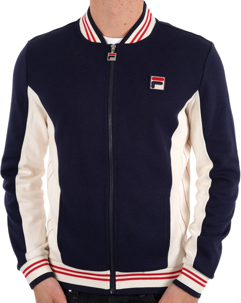 Fila Vintage Settanta Track Top Exclusive Pro Badge Navy - Image 4