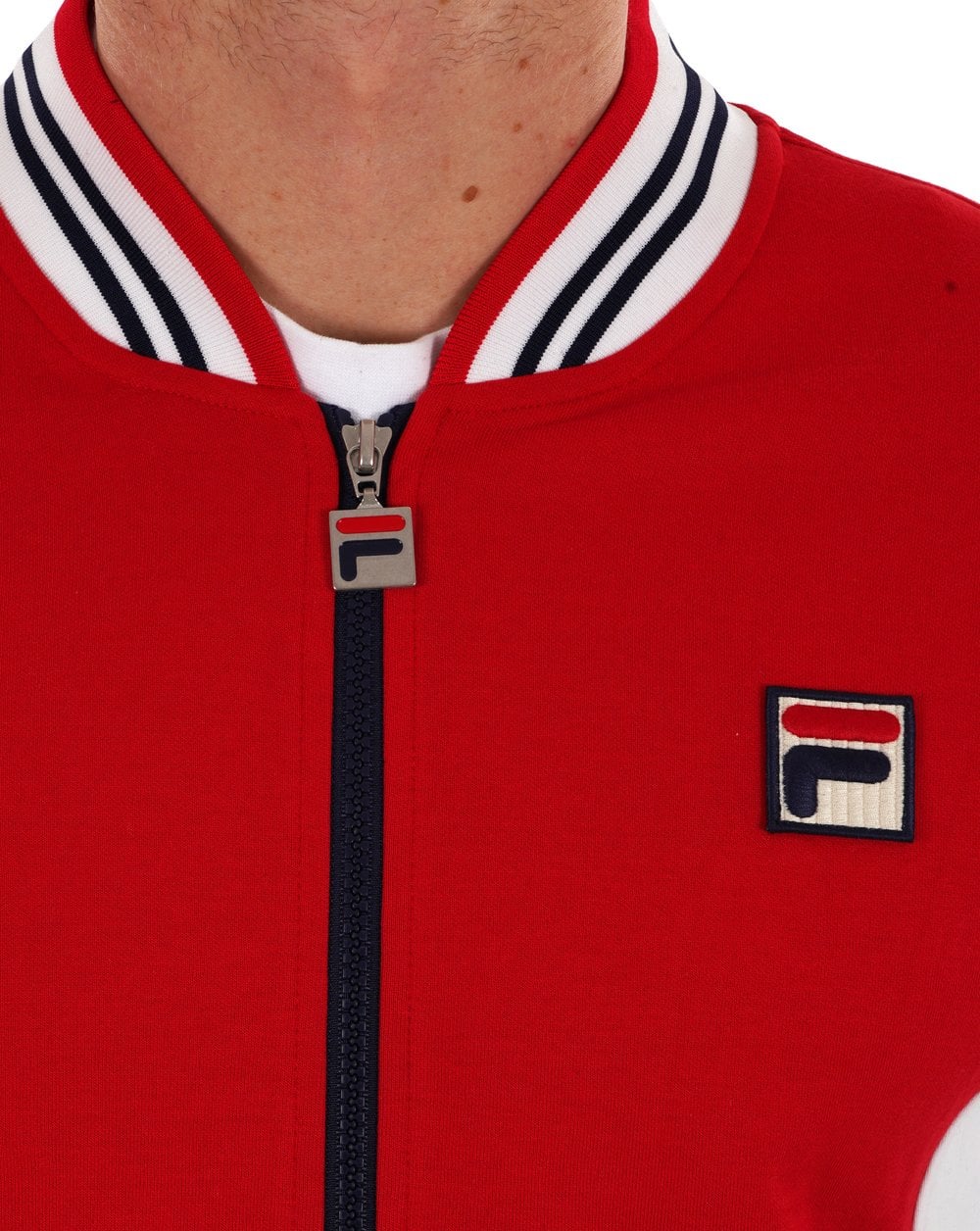 Fila Vintage Settanta Track Top Exclusive Pro Badge Red - Image 2