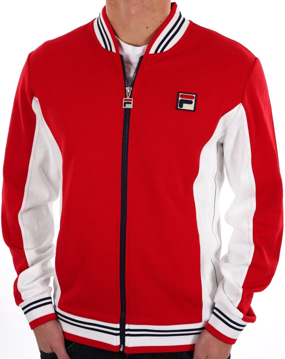 Fila Vintage Settanta Track Top Exclusive Pro Badge Red - Image 4