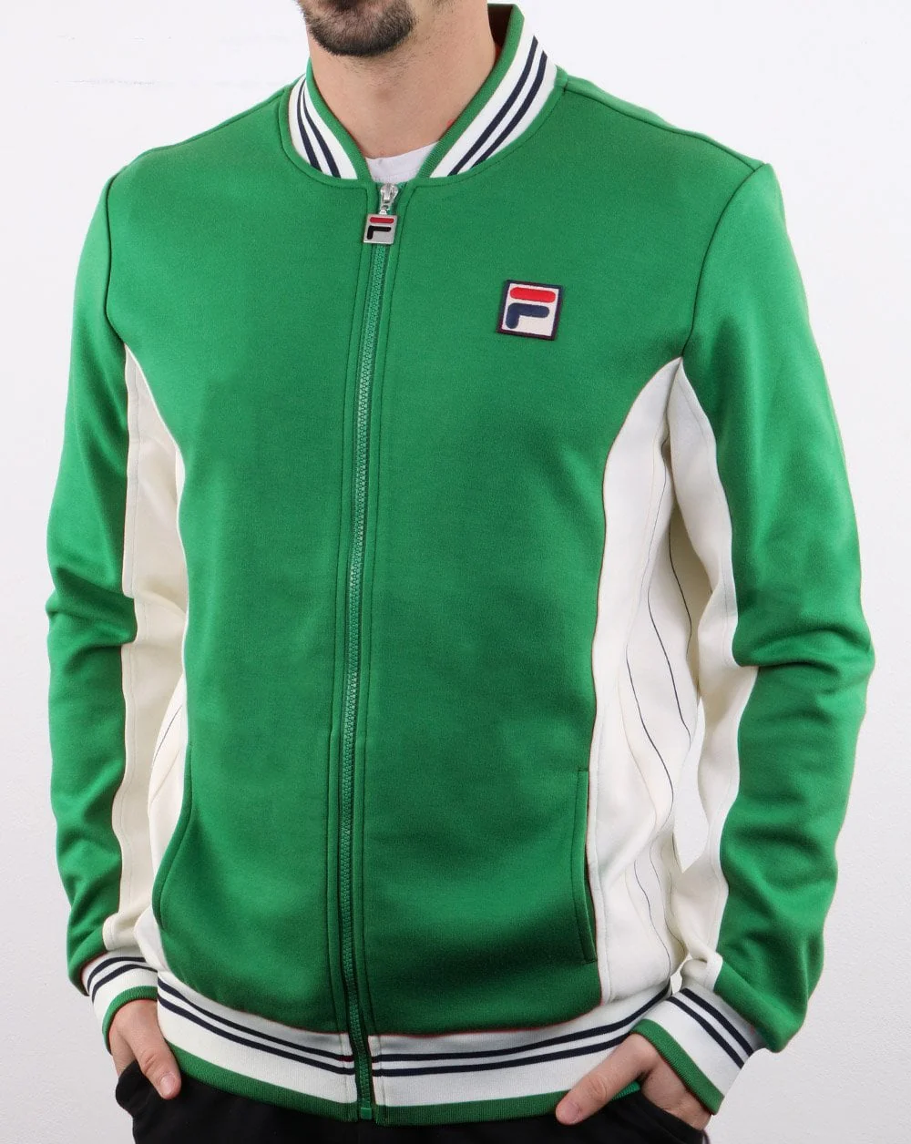 Fila Vintage Settanta Track Top Kelly Green Exclusive Pro F