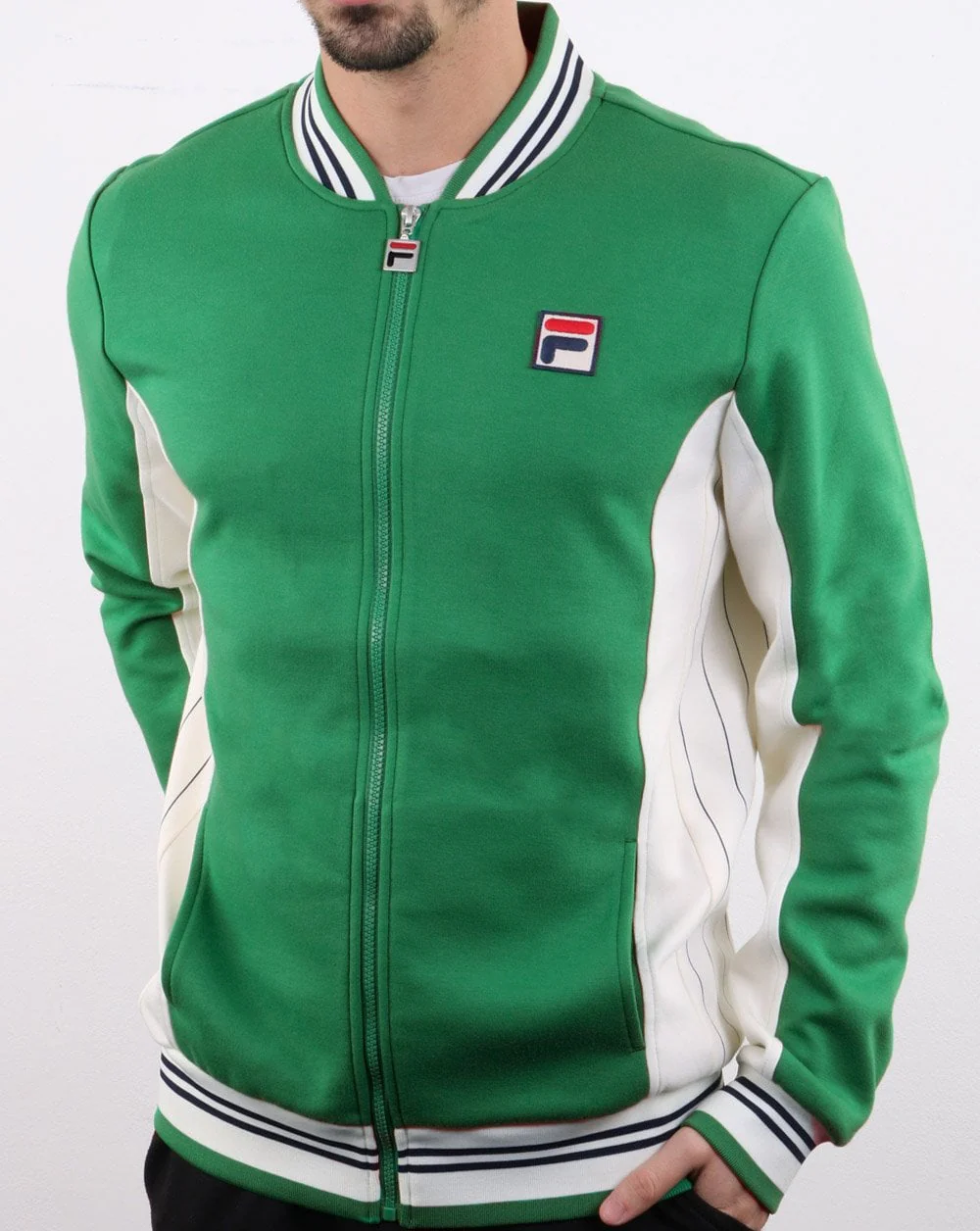 Fila Vintage Settanta Track Top Kelly Green Exclusive Pro F - Image 3