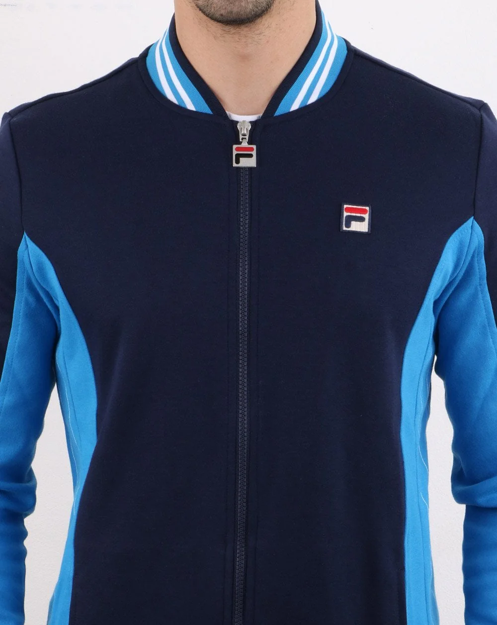 Fila Vintage Settanta Track Top Navy/Ocean - Image 4