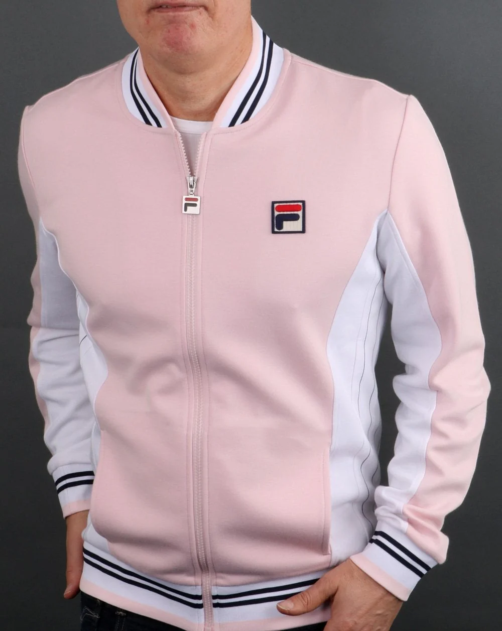 Fila Vintage Settanta Track Top Pink Exclusive Pro F - Image 3