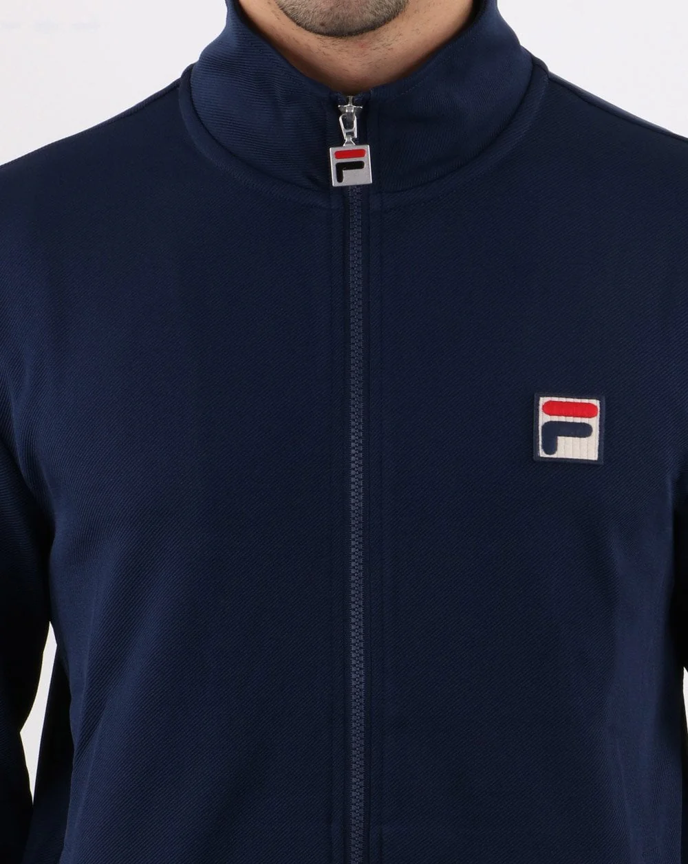 Fila Vintage Simba Track Jacket Navy/White - Image 2