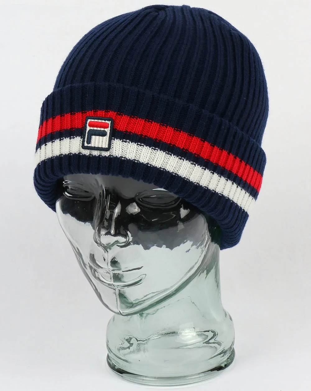 Fila Vintage Snow Beanie Navy/red/white