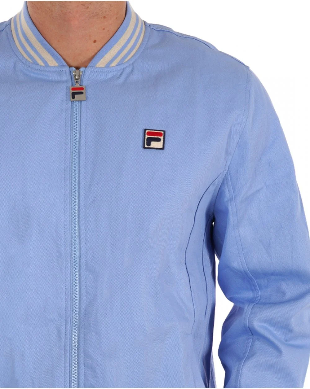 Fila Vintage Stefano Twill Jacket Vista Blue - Image 3
