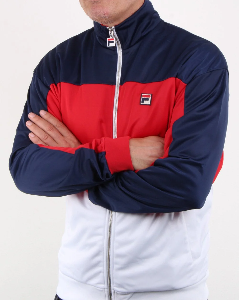 Fila Vintage Sterling Track Top Navy/red/white - Image 3
