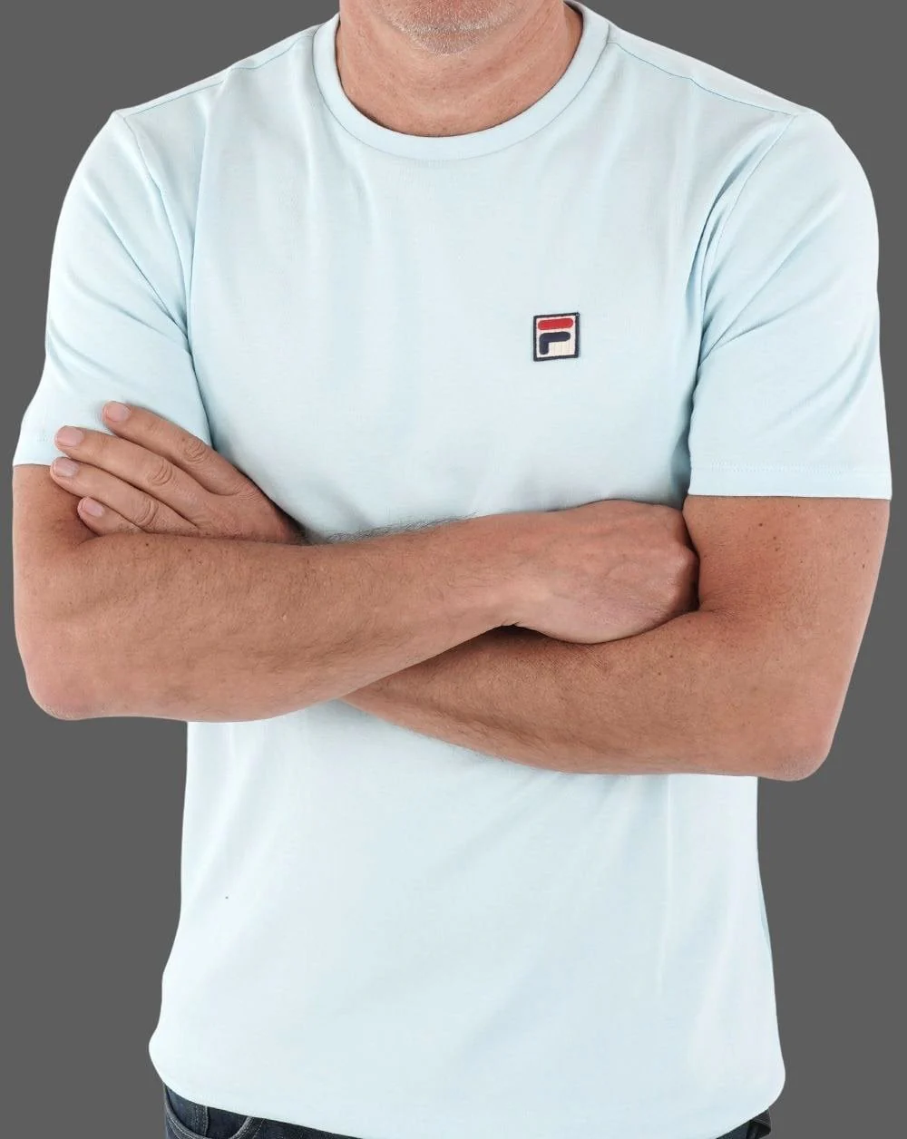 Fila Vintage Sunny T Shirt Clear Sky - Image 3