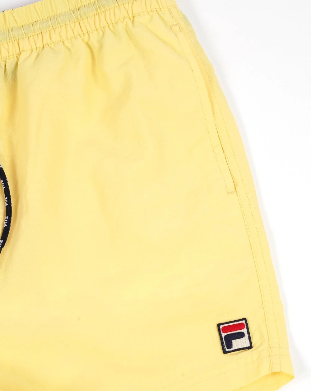 Fila Vintage Swim Shorts Light Yellow - Image 3