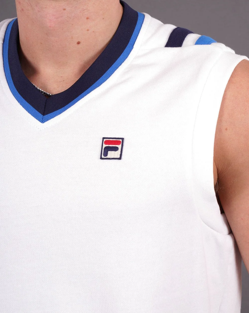 Fila Vintage Tank Sweat White - Image 3