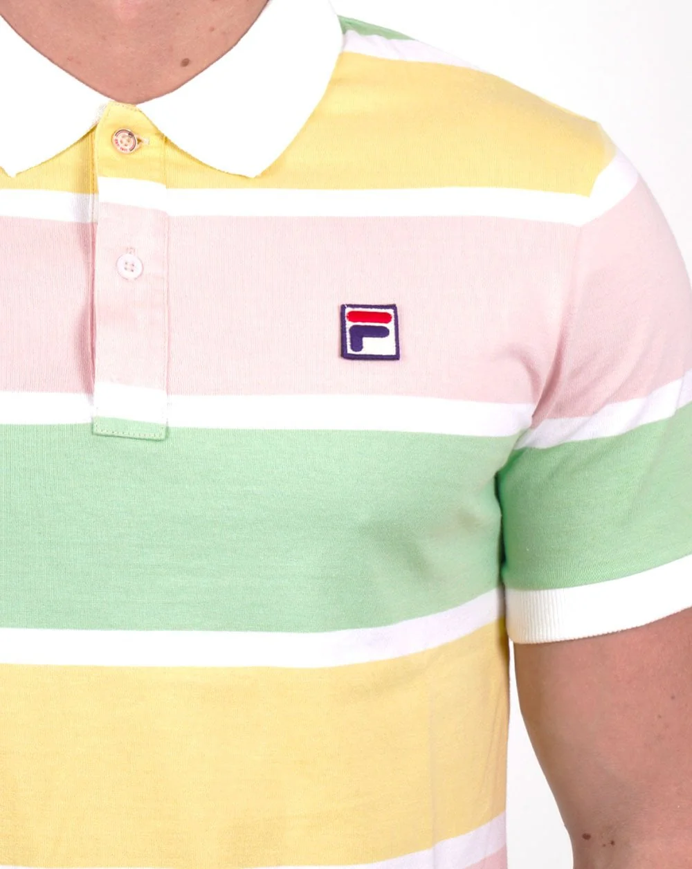 Fila Vintage TCM Pastels Polo Shirt - Image 3