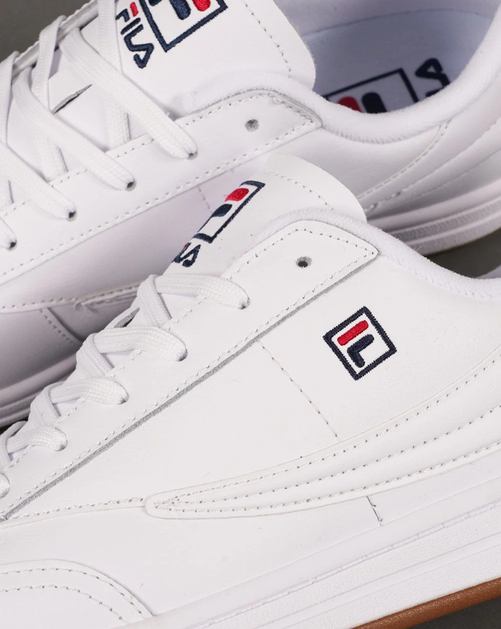 Fila Vintage Tennis 88 Trainers White/Gum - Image 3