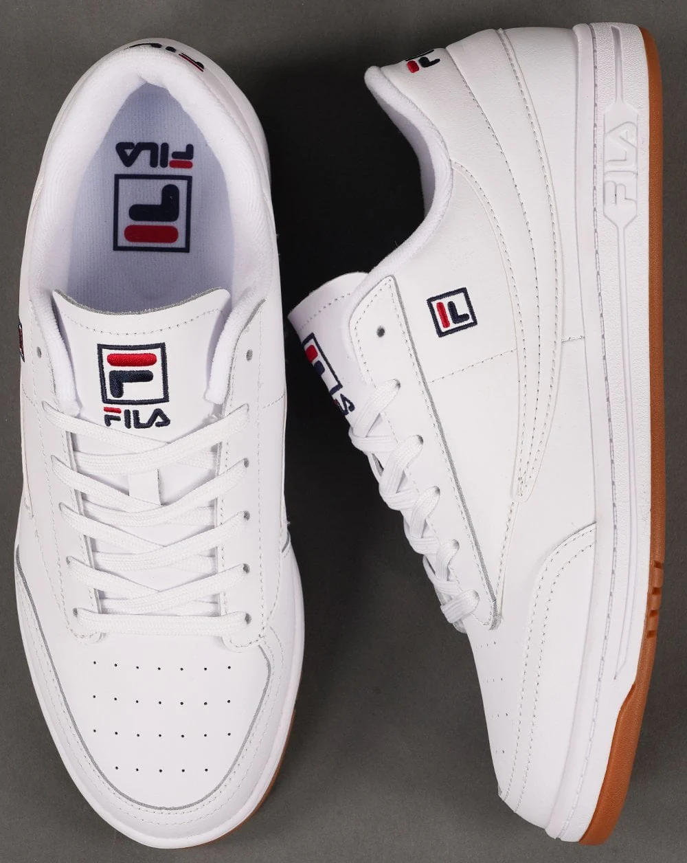Fila Vintage Tennis 88 Trainers White/Gum - Image 4