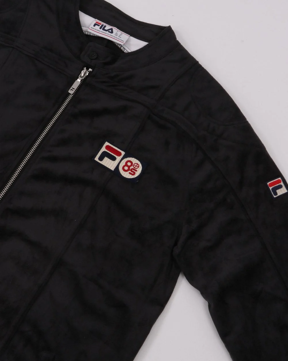 Fila Vintage Terrinda Mk3 Pro Badge Track Top Charcoal Black - Image 2