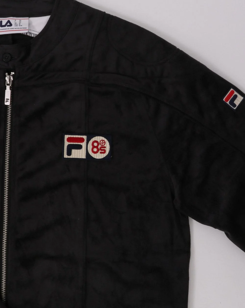 Fila Vintage Terrinda Mk3 Pro Badge Track Top Charcoal Black - Image 3