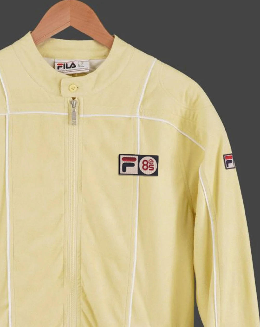 Fila Vintage Terrinda MK3 Pro Badge Track Top Lemon - Image 2