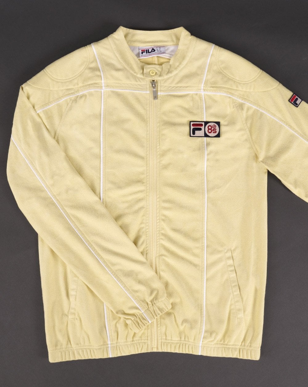 Fila Vintage Terrinda MK3 Pro Badge Track Top Lemon - Image 3
